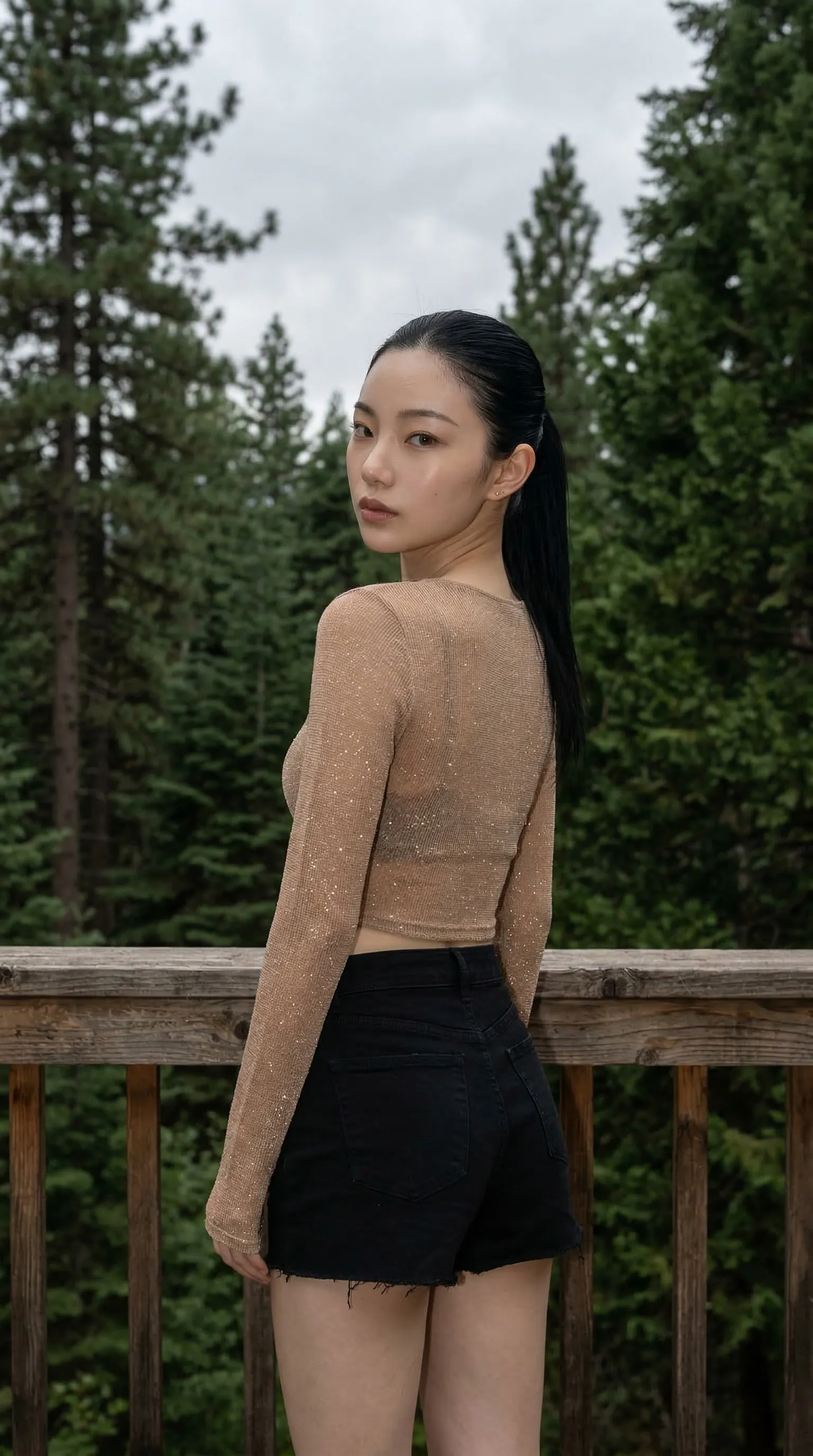 Cathy outdoors